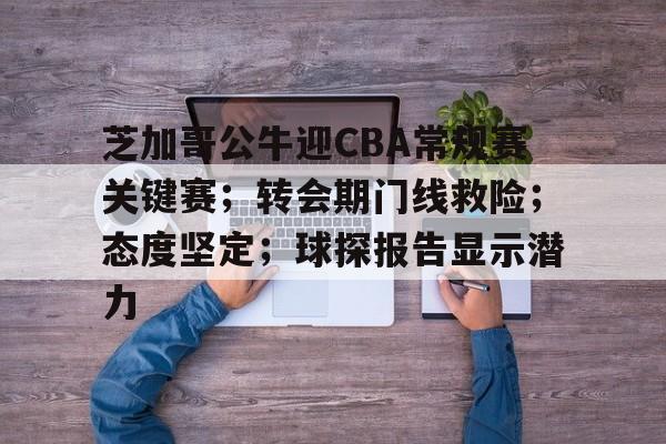 开云- 芝加哥公牛迎CBA常规赛关键赛；转会期门线救险；态度坚定；球探报告显示潜力